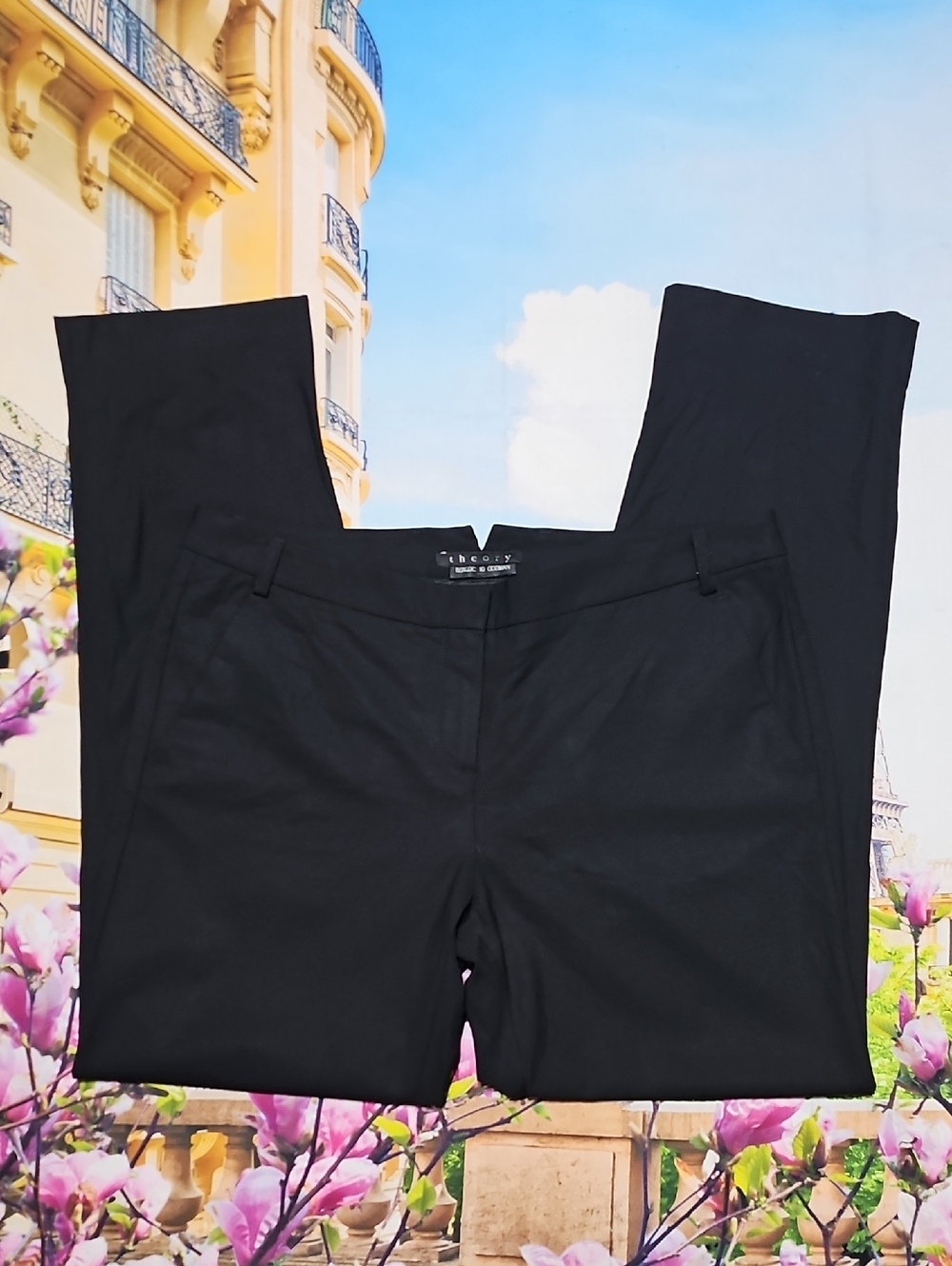 Theory‎ Black Wool Dress Pants Size 10